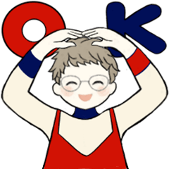 [LINEスタンプ] ベビーフェイスのシニアちゃん 7☆日常編