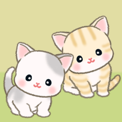 [LINEスタンプ] よちよちベビーにゃんこの毎日