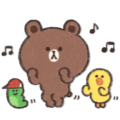[LINEスタンプ] ぐーたらBROWN ＆ FRIENDS②