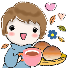 [LINEスタンプ] 普通に大人女子 もう秋ですね  (秋編)