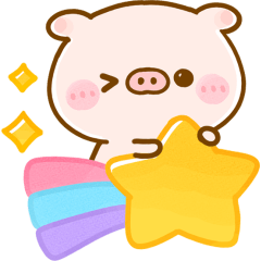 [LINEスタンプ] 大人可愛い♡こぶたのぽこちゃん