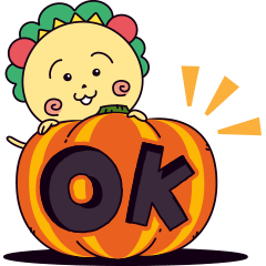 [LINEスタンプ] コジコジ☆ハッピーハロウィン
